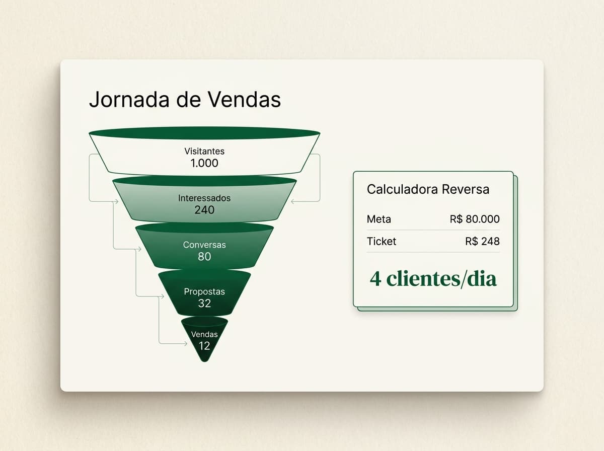 Jornada de Vendas com Calculadora