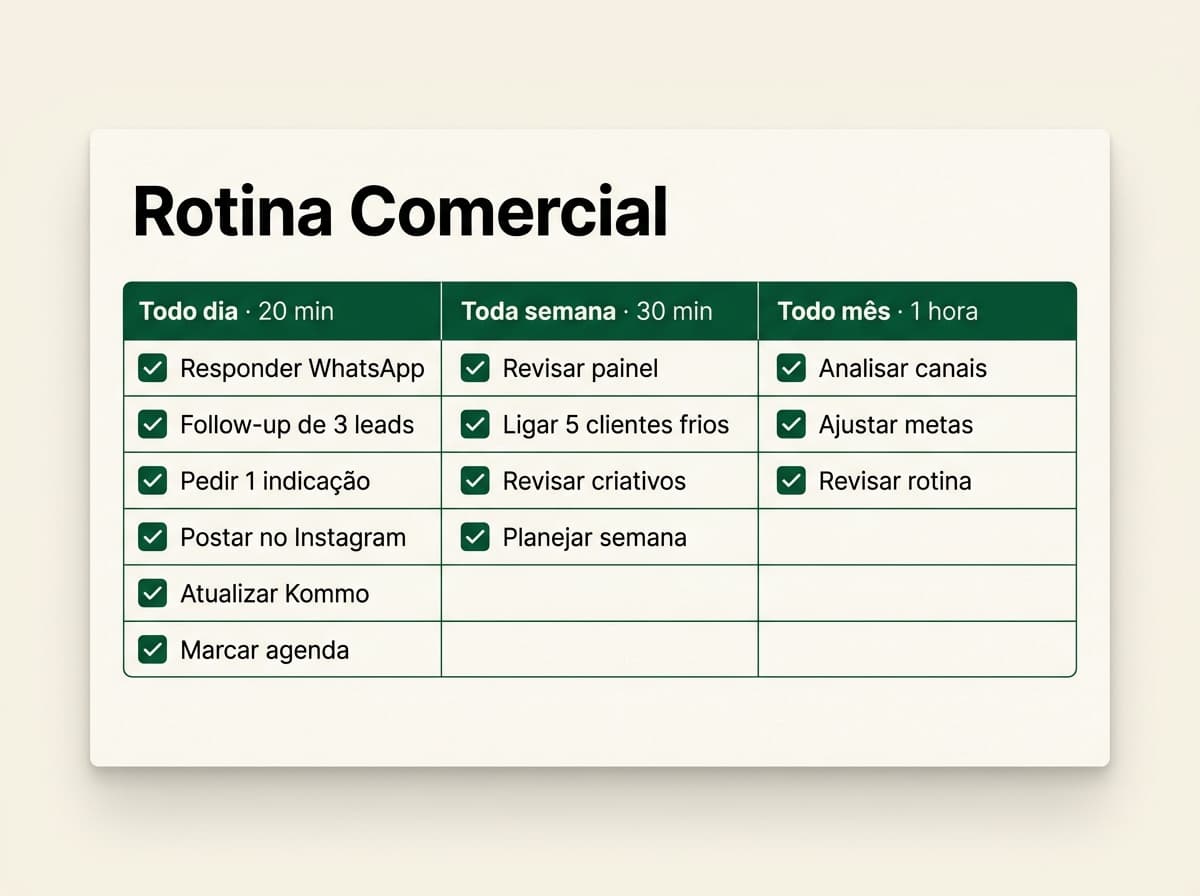 Rotina Comercial